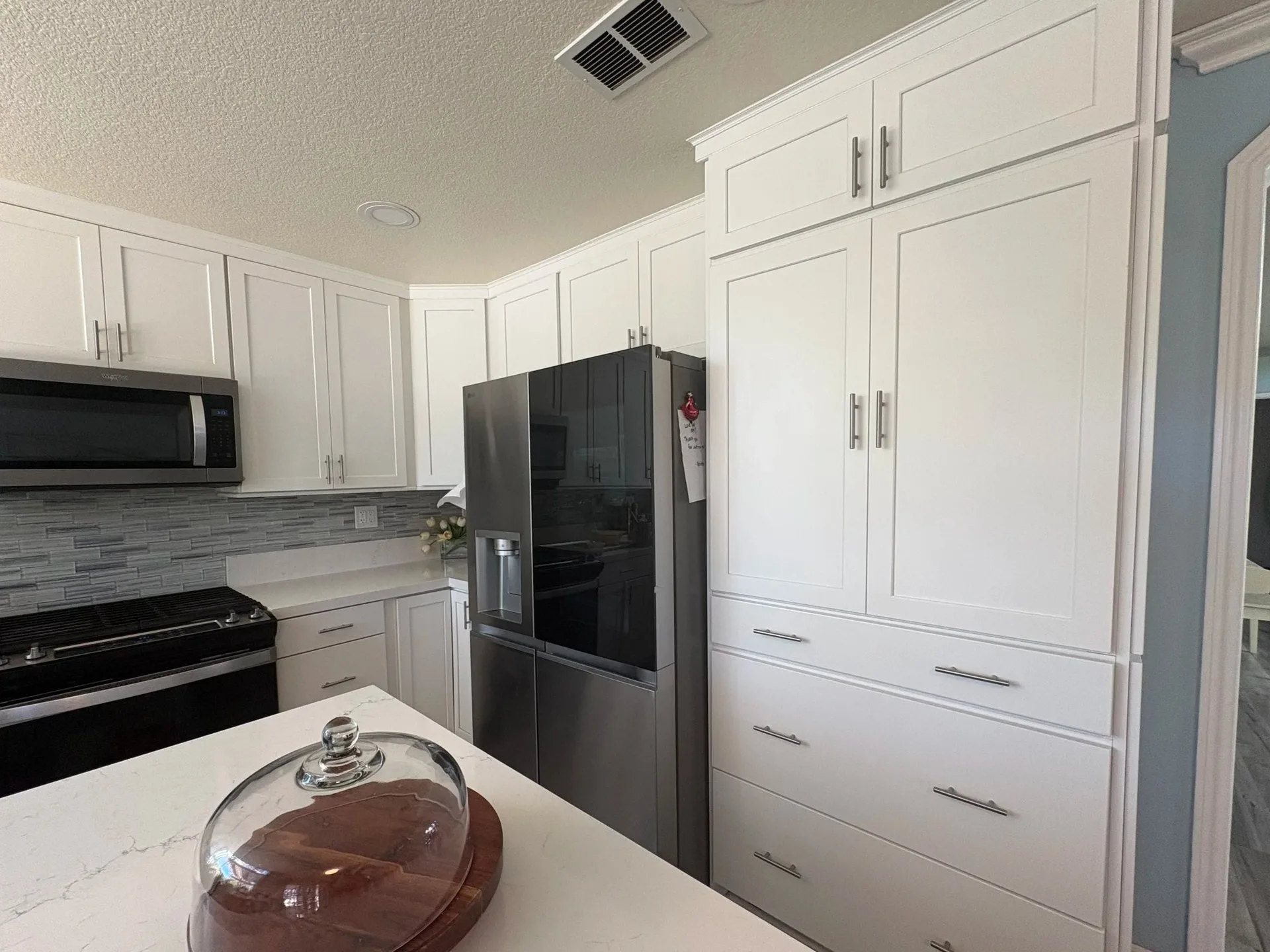 Clean organized kitchen